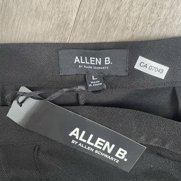 Allen B black size L dress shorts - Picture 3 of 3